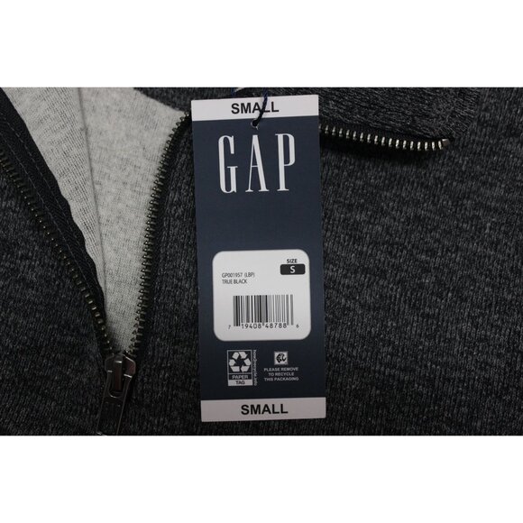 Gap men's half zip mock neck knit pullover sweater S - Picture 10 of 11